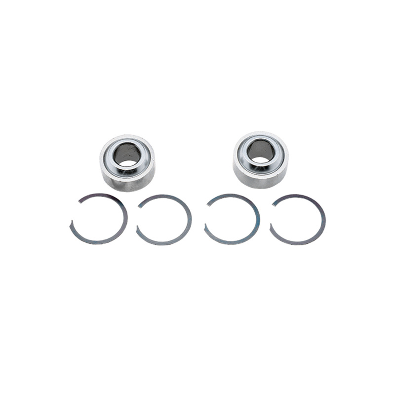 QA1 SIB Series Bearing Kit w/Snap Rings - .500in ID x .625in Wide - Heat Treated Chrome Plated S.S. - SIB8-101PK