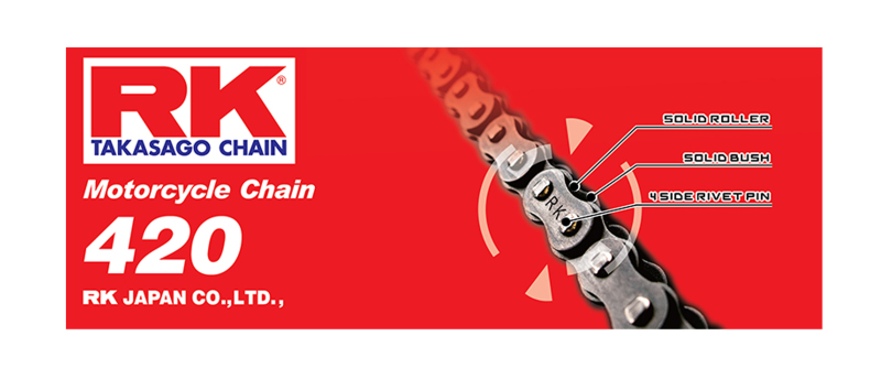 RK Chain 420-86 - Natural - 420-86