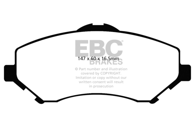 EBC DP61798 Disc Brake Pad Set For Jeep Liberty 2008-2012 NEW
