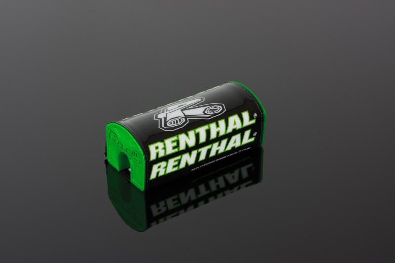 Renthal Kawasaki Fatbar Pad - Black/ Green/ White - P318