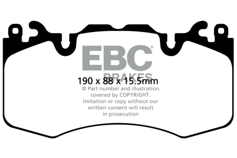 EBC DP62064 Disc Brake Pad Set For Land Rover Range Rover 2010-2018 NEW