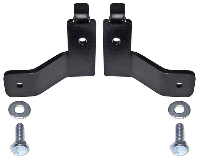 RockJock JK Brake Line Relocation Bracket Kit Front - CE-9807FBLBK