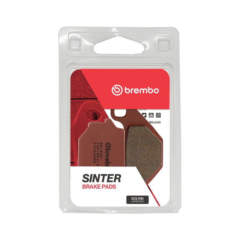 Brembo OE 83-85 Kawasaki KX 125cc Sinter Brake Pad - Front - 07KS04SD