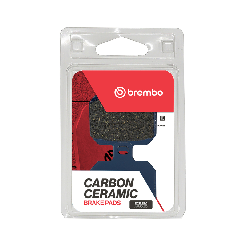 Brembo OE 04-13 Derbi GPR Racing 50cc/08-15 Rieju Tango 250cc Carbon Ceramic Brake Pad - Front - 07BB20CC