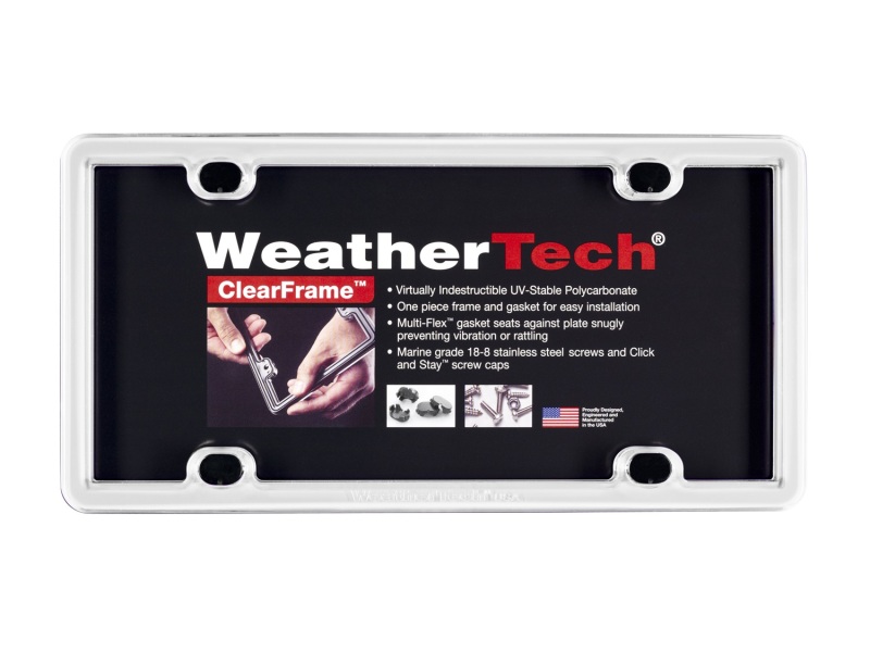 WeatherTech ClearFrame - White - 8ALPCF8