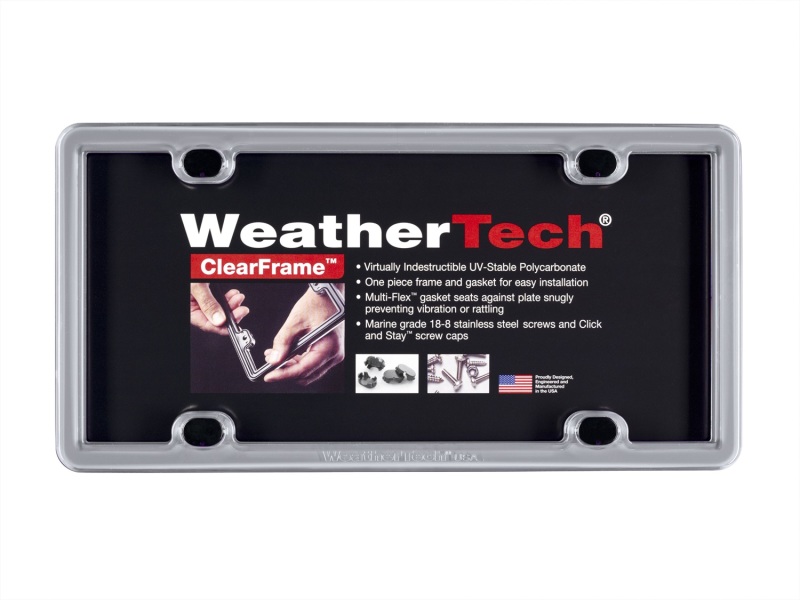 WeatherTech Stainless Steel Universal License Plate Frame - 8ALPSS1