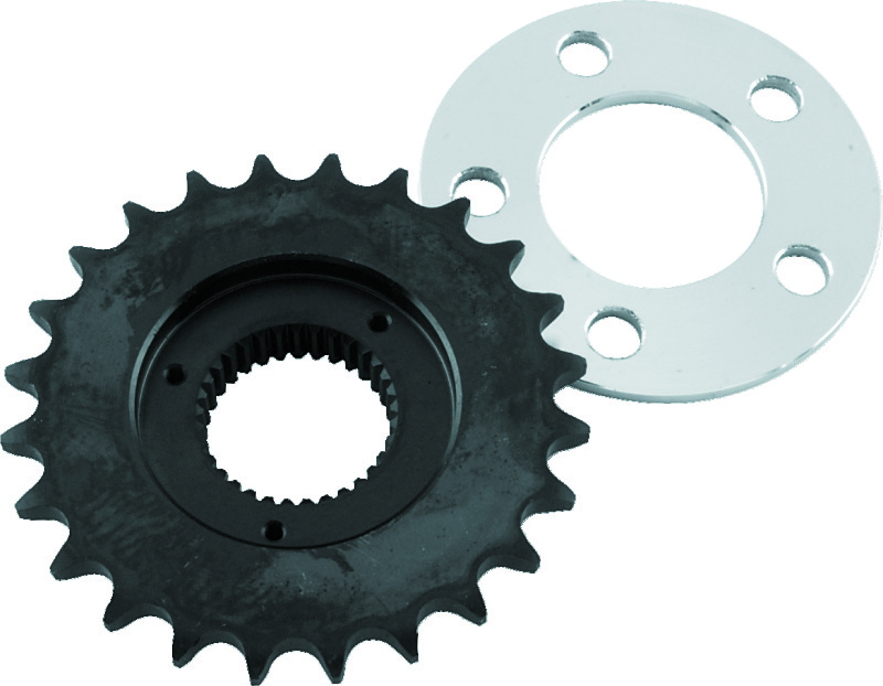 Twin Power 5 Speed Big Twin 24T Offset Sprocket Kit .282 Offset W/.197 Rear Sprocket Spacer - 490510