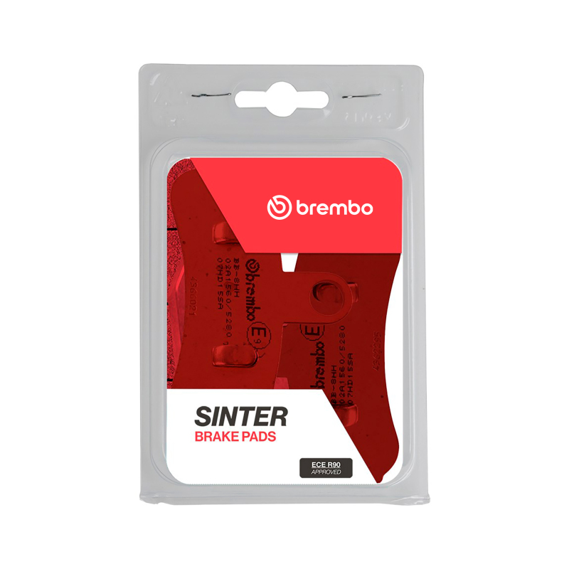 Brembo OE 08-11 Harley Davidson FLSTC Heritage Softail Classic 1584cc Sinter Brake Pad - Front - 07HD15SA