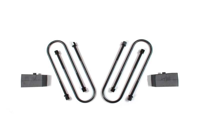 Zone Offroad Ram 3500 Rear 2in Block Kit - 4in U-bolts - ZOND1207
