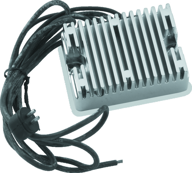 Twin Power 81-88 Big Twin Voltage Regulator Chrome Replaces H-D 74516-86 22 Amp - 498310