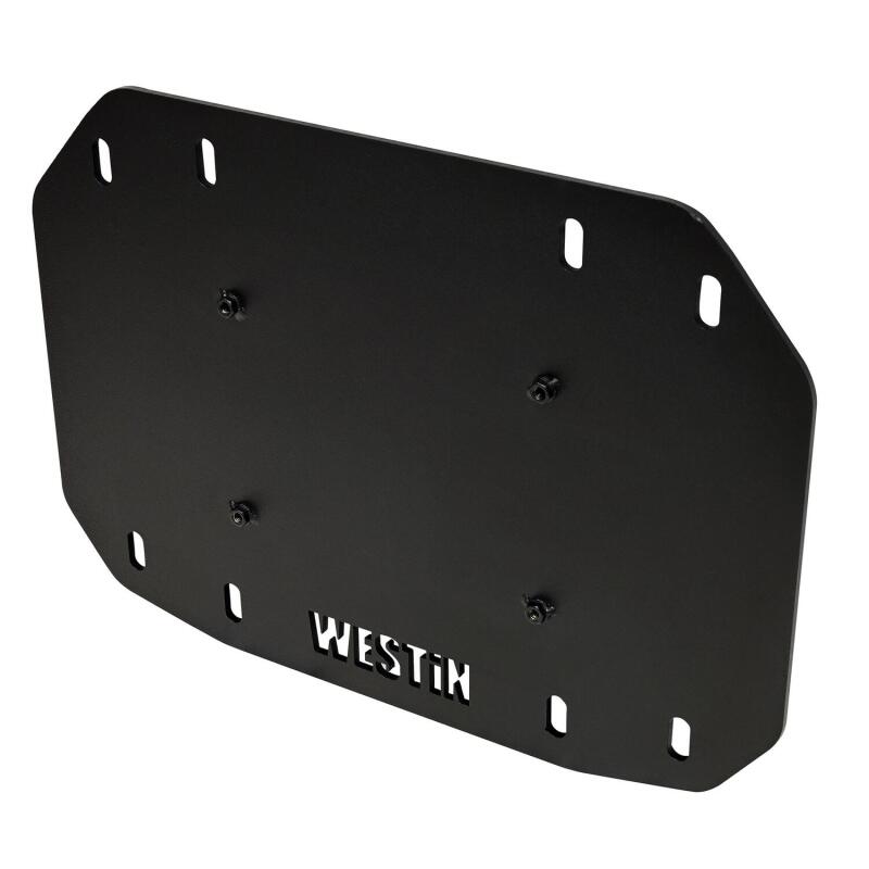 Westin 18-25 Wrangler JL Spare Tire Delete Plate - Tex. Blk - 59-761205