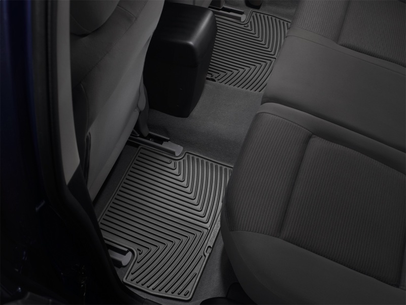WeatherTech 98-06 BMW 3-Series (E46) Sedan Rear Rubber Mats - Black - W154
