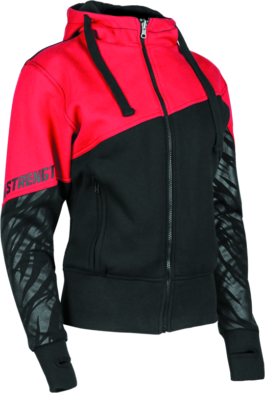 Speed and Strength Cat Outa Hell Hoody Red/Black Womens - Medium - 884450