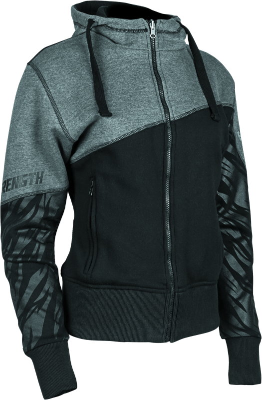 Speed and Strength Cat Outa Hell Hoody Grey/Black Womens - 4XL - 884447