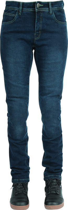 Speed and Strength Fast Times Denim Pant Blue Womens - 4 Long - 889850