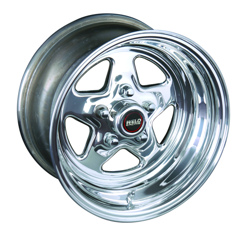 Weld Racing 96-54204 Pro Star 15"x4" Wheel, Polished Center - Polished Shell NEW