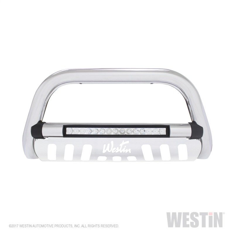 Westin 32-3900L Ultimate LED Bull Bar, Chrome, Dia 3" For 17-21 F350 SD
