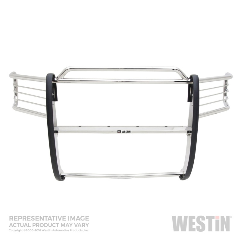 Westin 45-2070 Sportsman Grille Guard Polished Stainless Double Hood Bar NEW