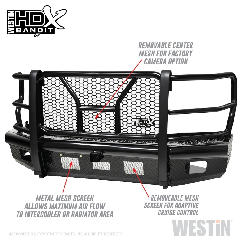 Westin 58-31125 HDX Bandit Front Bumper For 17-19 Ford F-350 Super Duty