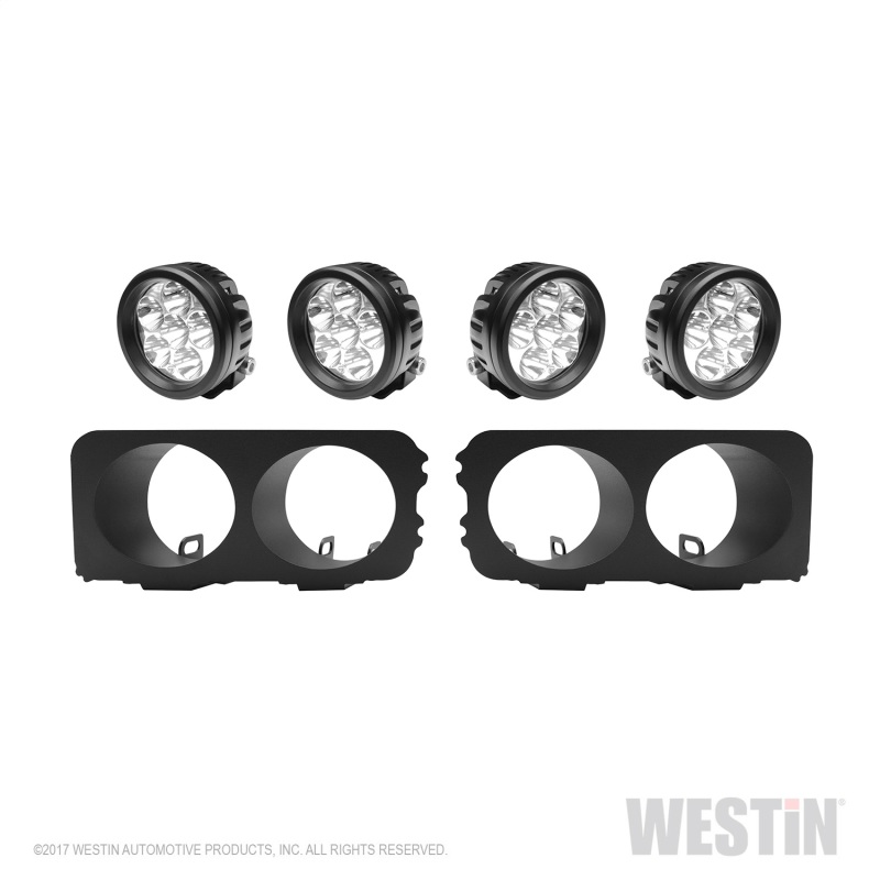 Westin 58-9905 Round LED Light Kit for Outlaw Front Bumpers