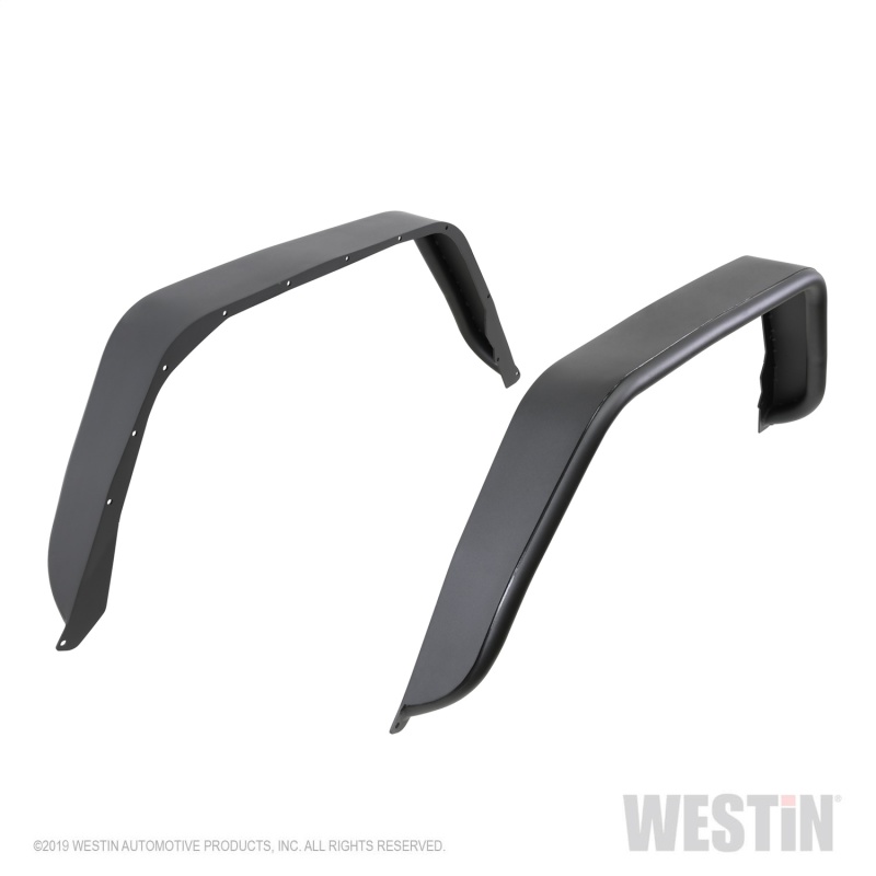 Westin 62-1065 Tube Fenders Rear Pair Steel Textured Black Finish NEW