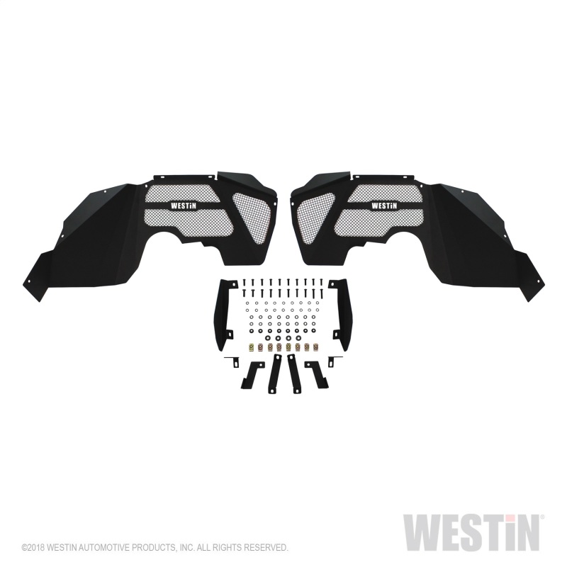 Westin 62-11005 Inner Fenders Front Pair Steel w/Textured Black Finish NEW