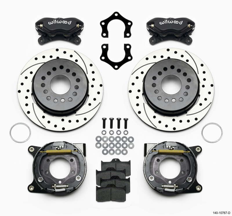 Wilwood 140-10767-D Forged Dynalite Rear Parking Brake Kit