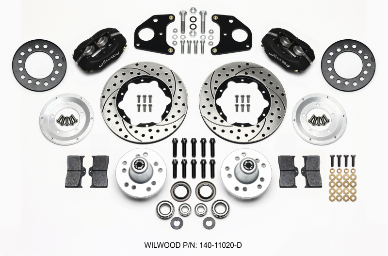Wilwood 140-11020-D Forged Dynalite Pro Series Front Brake Kit For Mopar NEW