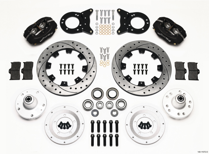 Wilwood 140-11072-D Forged Dynalite Front Disc Big Brake Kit For Mustang NEW