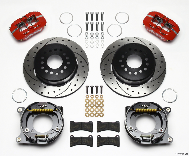 Wilwood 140-11405-DR Forged Dynapro Low-Profile Rear Parking Brake Kit NEW