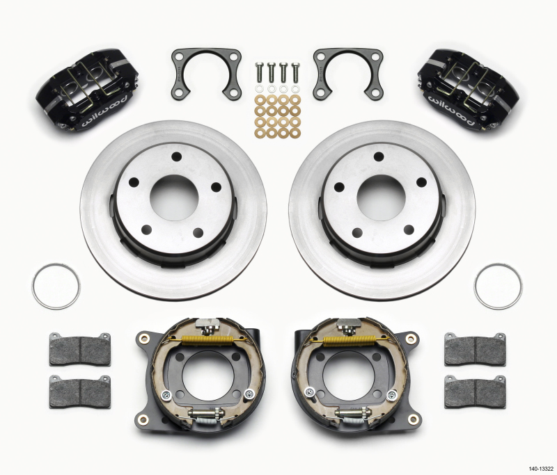 Wilwood 140-13322 Dynapro Lug Mount Rear Parking Brake Kit NEW