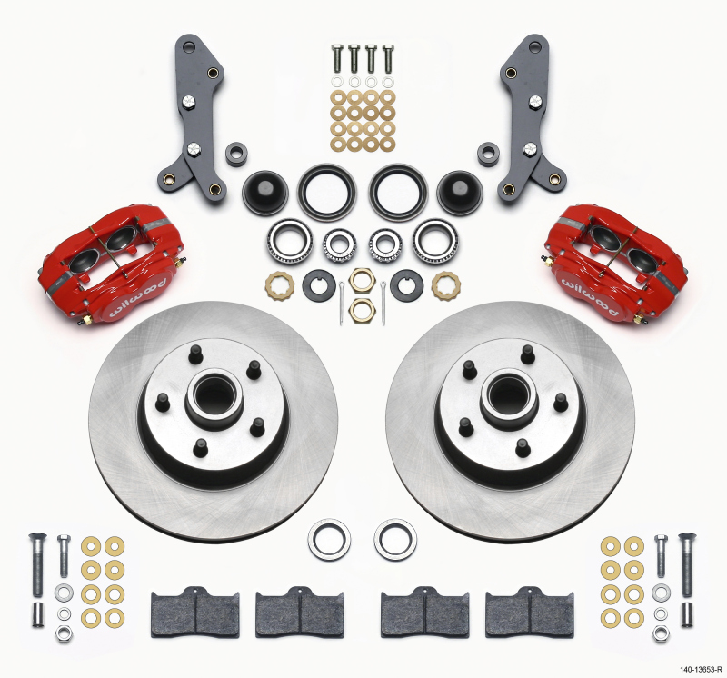 Wilwood 140-13653-R Classic Dynalite Front Brake Kit - Plain Face Rotor