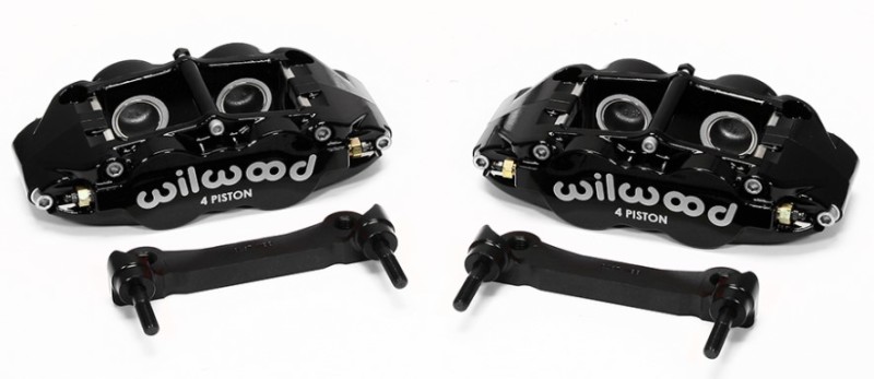 Wilwood 140-14026 Brake Forged Narrow Superlite 4R Rear Aluminum Black PC Pads