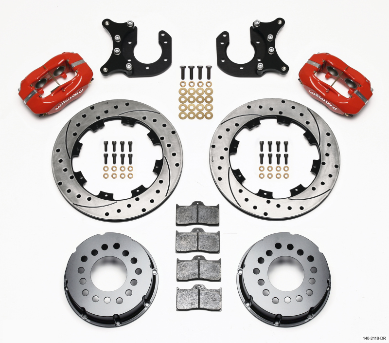 Wilwood 140-2118-DR Dynalite Rear Disc Brake Kit For Ford Big Block NEW