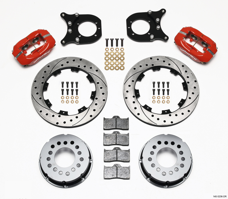 Wilwood 140-5236-DR Forged Dynalite Pro Series Rear Brake Kit