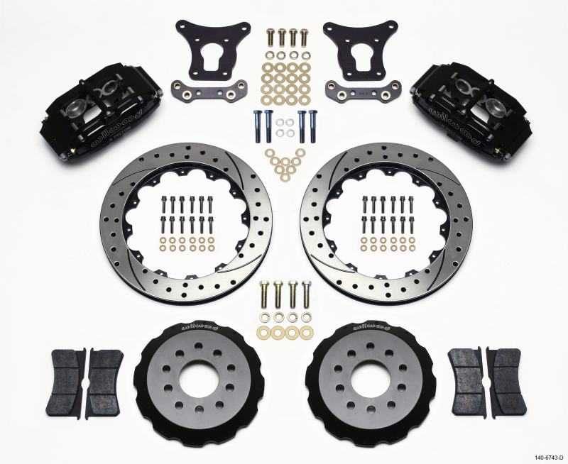 Wilwood BNSL6 Front Kit 12.88in Drilled 93-97 Camaro/Firebird - 140-6743-D