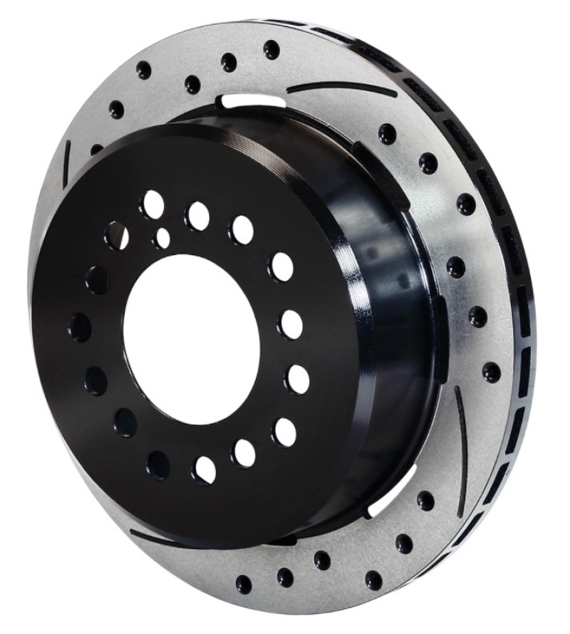 Wilwood Rotor-1.91in Offset-SRP-BLK-Drill-RH 12.19 x .810 - 5 Lug 3.12in Reg-C10 - 160-9989-BK
