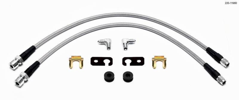 Wilwood 220-11980 Flexline Kit Front For 06-Up Honda Civic NEW