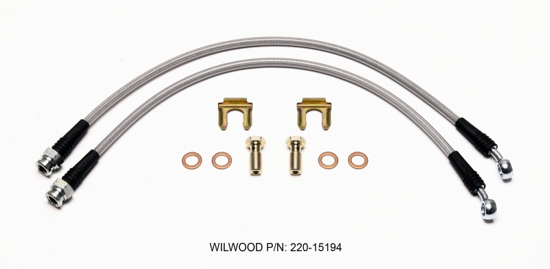 Wilwood 220-15194 Flexline Kit Front For C6 Corvette (NON-Z06) NEW