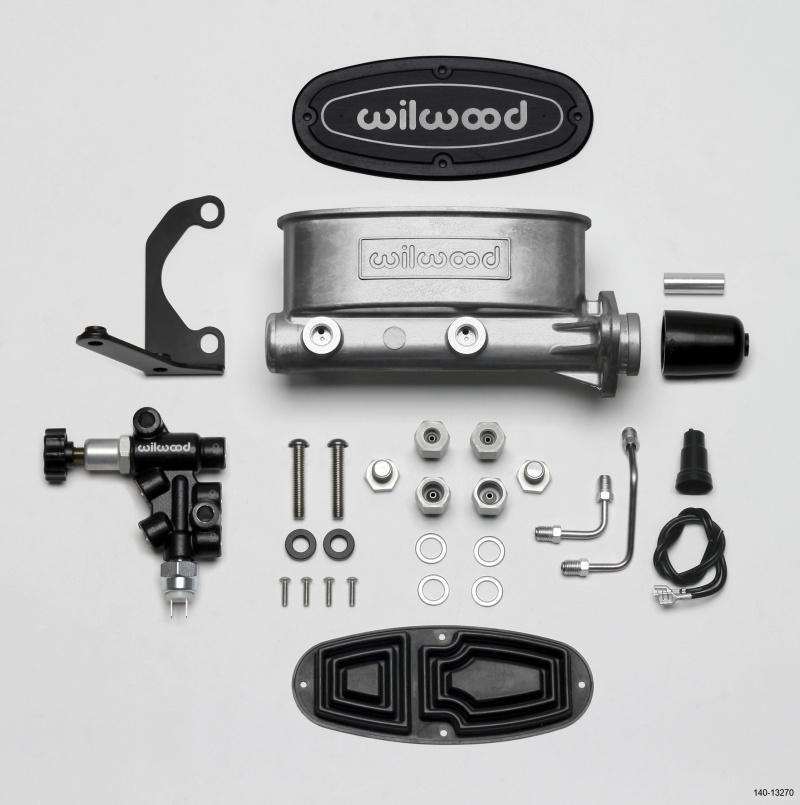 Wilwood 261-13270 Tandem Master Cylinder Kit with Bracket & Prop Valve NEW