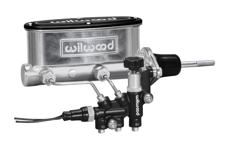 Wilwood 261-13271-P Aluminum Tandem Master Cylinder Kit with Bracket & Valve