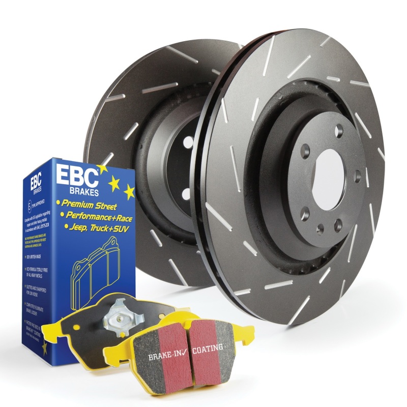 EBC S9KF1523 S9 Yellowstuff & USR Disc Brake Pad Rotor Kit Front For Camry