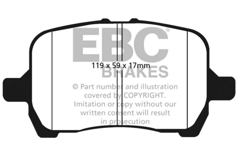 EBC UD1160 Ultimax Replacement Disc Brake Pads For 2005-08 Chevy Cobalt NEW