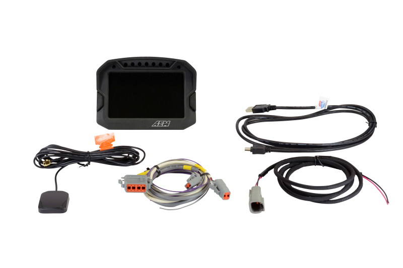 AEM CD-5G Carbon Digital Dash Display w/ Interal 10Hz GPS & Antenna - 30-5602