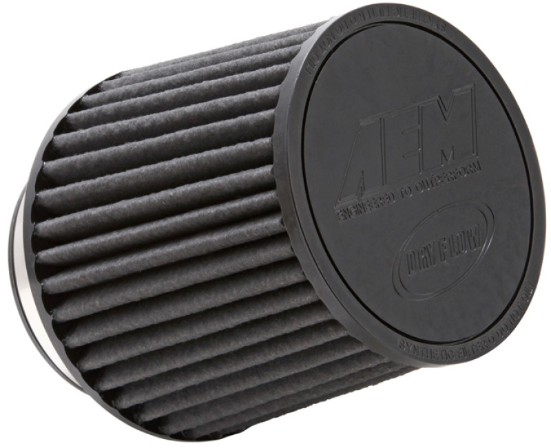 AEM Brute Force Dryflow Air Filter - Conical 6in Base OD / 5.125in Top OD / 5.25in Height - 21-205BF