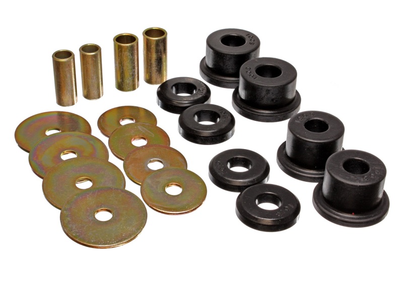 Energy Suspension 5.4103G Sub-Frame Bushing Set, Black, Rear, Polyurethane