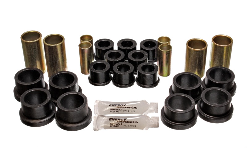Energy Suspension 7.3104G Control Arm Bushing Set, Black, Rear, Polyurethane