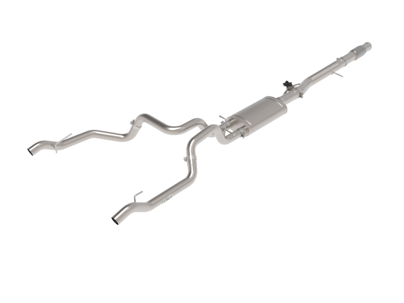 aFe Power 49-34140 Gemini XV 4" to Dual 3" Stainless Cat-Back Exhaust System NEW