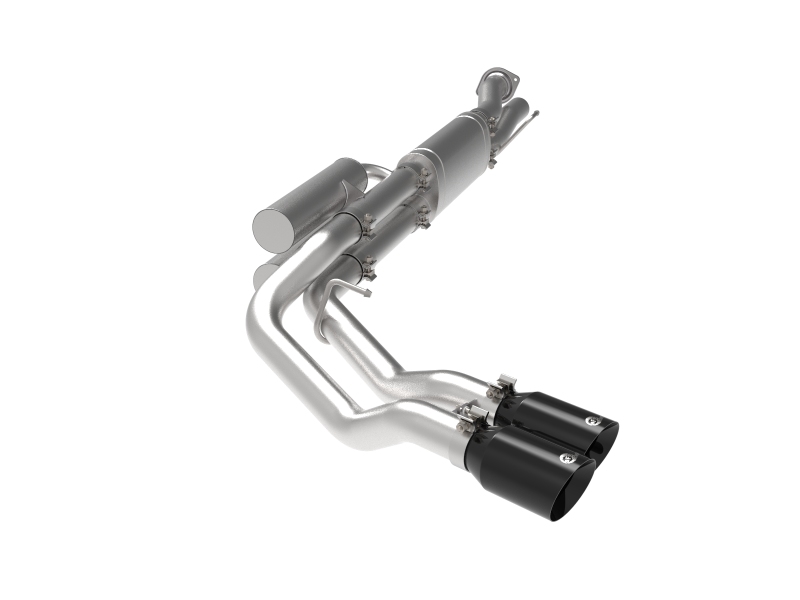 aFe Power 49-43117-B Rebel Series 3" Cat-Back Exhaust System with Black Tip NEW
