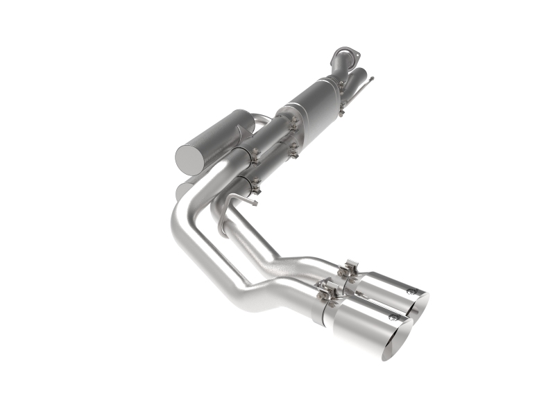 AFE 49-43117-P Rebel Series 3in 409 SS Cat-Back Exhaust System w/Polished Tip